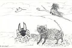 Weird critter doodle.